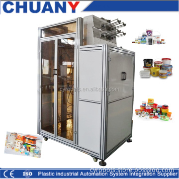 IML Technique High Pressure Molding Machine for IML Bucket Labeling